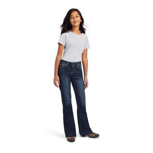 Ariat Girl's REAL Estella Wide Leg Stretch Trouser Jeans Size 16